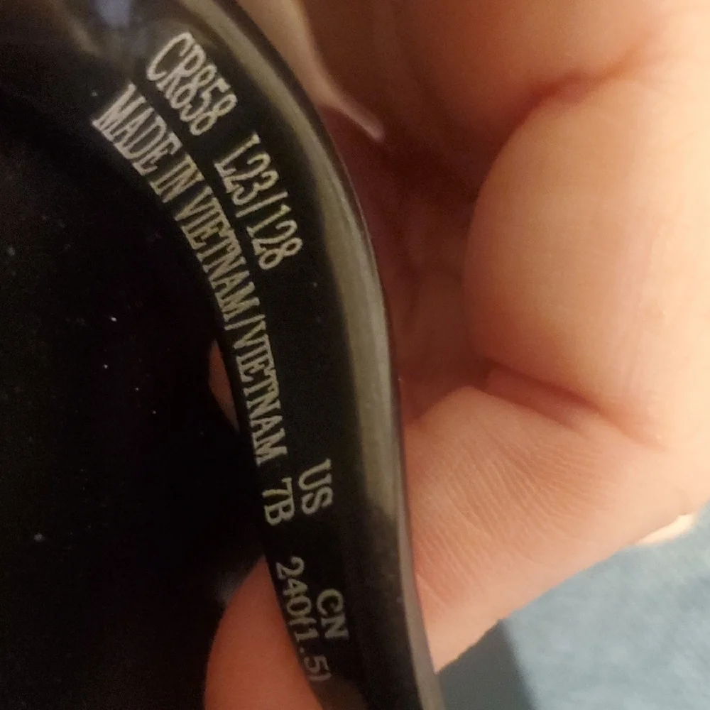 Coach Black Sandals with Gold Accents - Picture 2 of 11